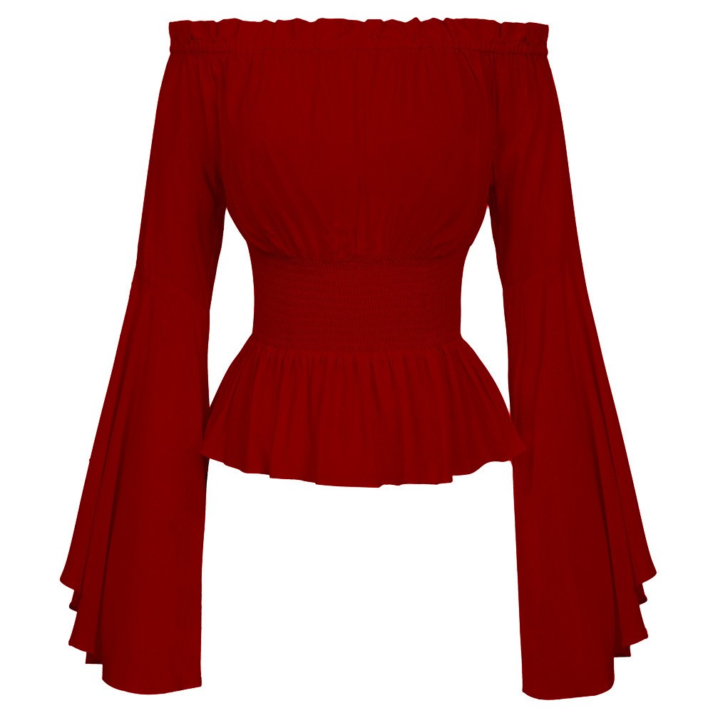 Atasan Lengan Panjang dengan M - Tops ulasan dan harga